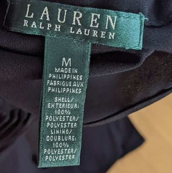 Ralph Lauren black pleated halter top size Medium - Picture 8 of 9